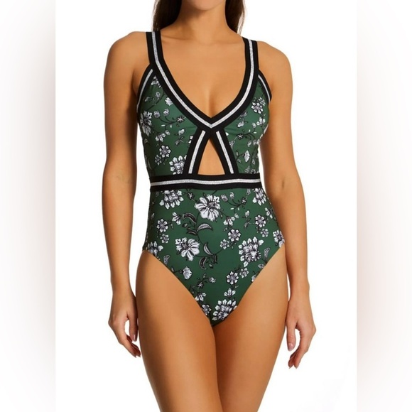 NEW w/TAGS Sanctuary Balinese Beauty Cutout Mio One Piece Swimsuit Size Large - Picture 1 of 11